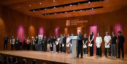 La Fundació Ferrer de Música y el Conservatori Liceu refuerzan su apuesta por el talento emergente