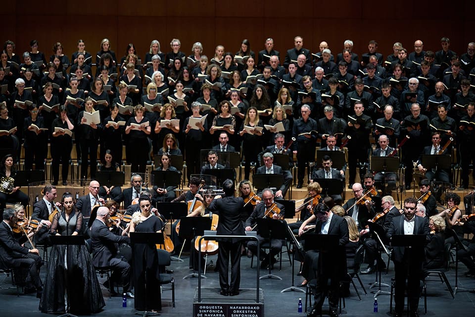La Orquesta Sinfónica de Navarra y el Orfeón Pamplonés cierran temporada con el Réquiem alemán de Brahms La Orquesta Sinfónica de Navarra y el Orfeón Pamplonés cierran temporada con el Réquiem alemán de Brahms