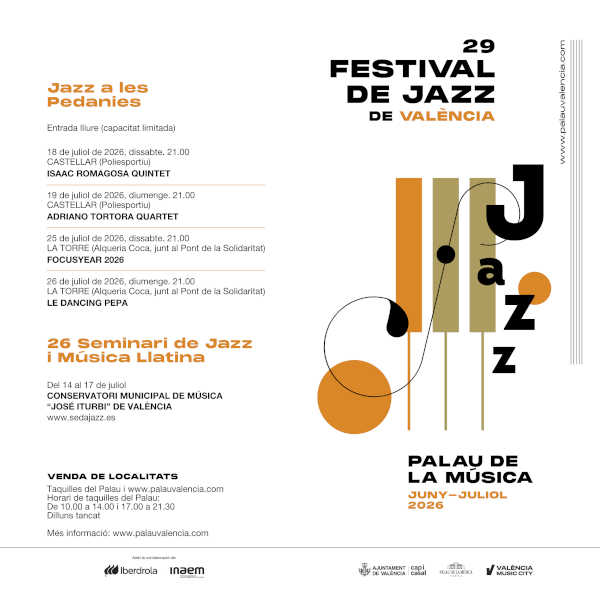 El 29º Festival de Jazz de València con Maria Schneider, Esperanza Spalding y Lizz Wright
