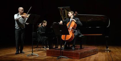 El Trio Fortuny culmina su residencia en el Palau con Schubert, Ravel y Josep Ollé
