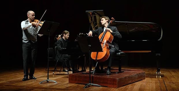 El Trio Fortuny culmina su residencia en el Palau con Schubert, Ravel y Josep Ollé