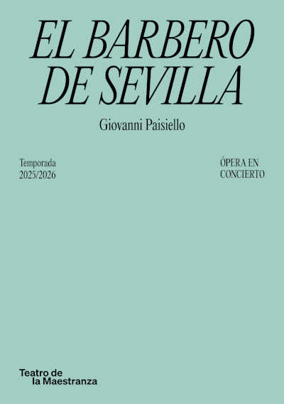 El Maestranza presenta por primera vez el Barbero de Sevilla de Paisiello, el ilustre precedente de Rossini