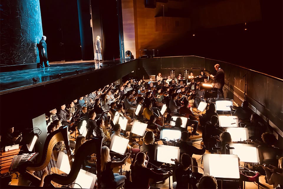 ¿Qué ocurre en el foso de una orquesta?