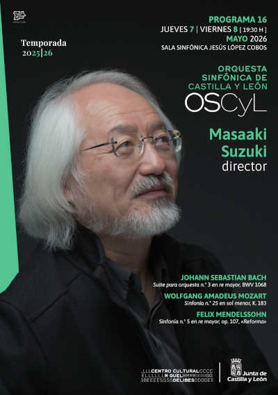 La OSCyL y el director Masaaki Suzuki interpretan un programa que recorre un siglo clave de la música europea