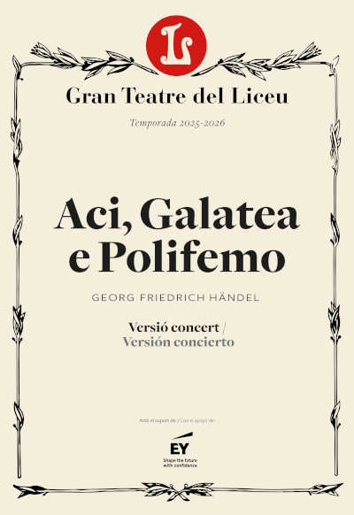 René Jacobs dirige Aci, Galatea e Polifemo en el Liceu René Jacobs dirige Aci, Galatea e Polifemo en el Liceu