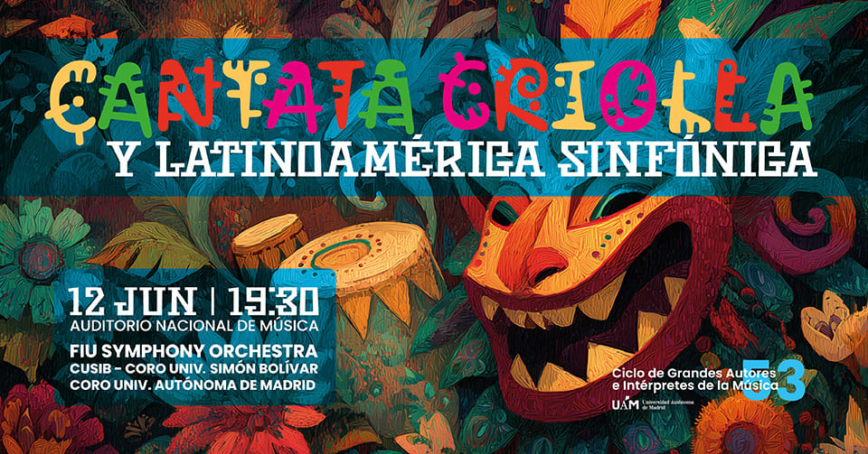 Cantata Criolla de Antonio Estévez y Latinoamérica Sinfónica clausuran el Ciclo de la UAM en el Auditorio Nacional Cantata Criolla de Antonio Estévez y Latinoamérica Sinfónica clausuran el Ciclo de la UAM en el Auditorio Nacional