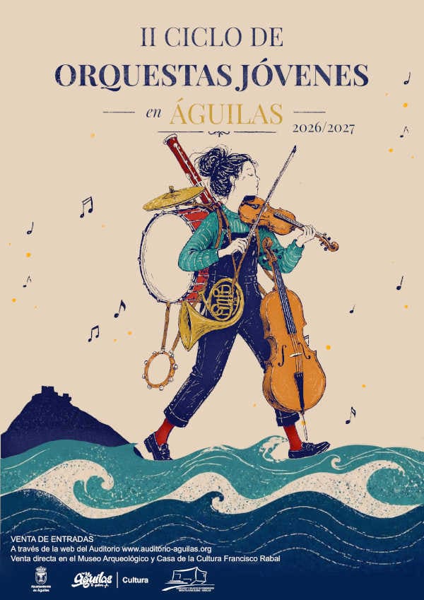 Águilas presenta el II Ciclo de Orquestas Jóvenes con la participación de la JONDE