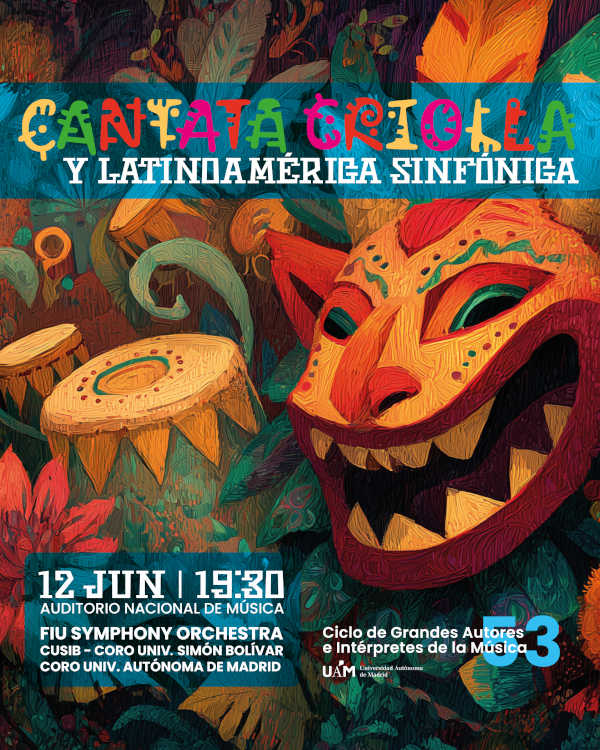 Cantata Criolla de Antonio Estévez y Latinoamérica Sinfónica clausuran el Ciclo de la UAM en el Auditorio Nacional Cantata Criolla de Antonio Estévez y Latinoamérica Sinfónica clausuran el Ciclo de la UAM en el Auditorio Nacional