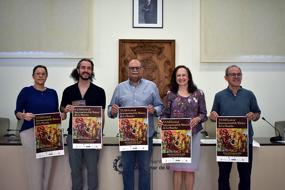 Quintanar de la Orden presenta el XXXII Festival Internacional de Música de La Mancha