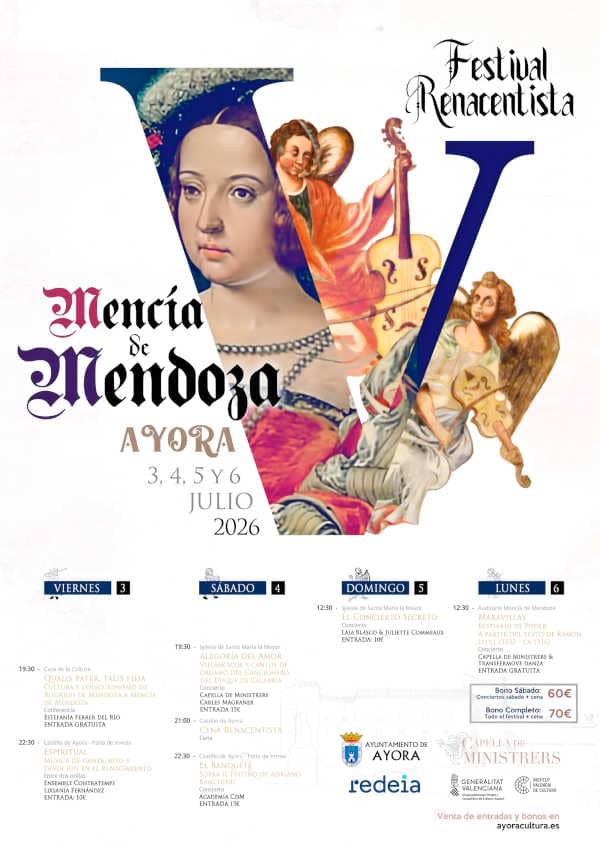 El Festival Renacentista Mencía de Mendoza vuelve a Ayora