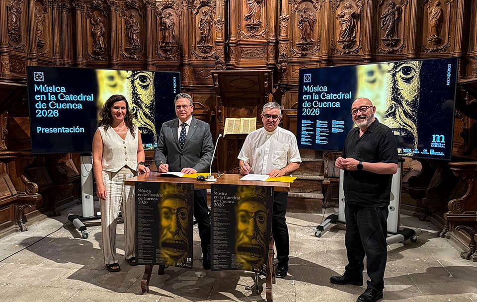 Presentada la XVI edición del festival Música en la Catedral de Cuenca 2026 Presentada la XVI edición del festival Música en la Catedral de Cuenca 2026