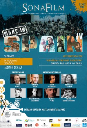 Actualizada: SONAFILM dedicará su octava edición al cine épico e histórico con Trevor Jones y Roque Baños Made in Spain