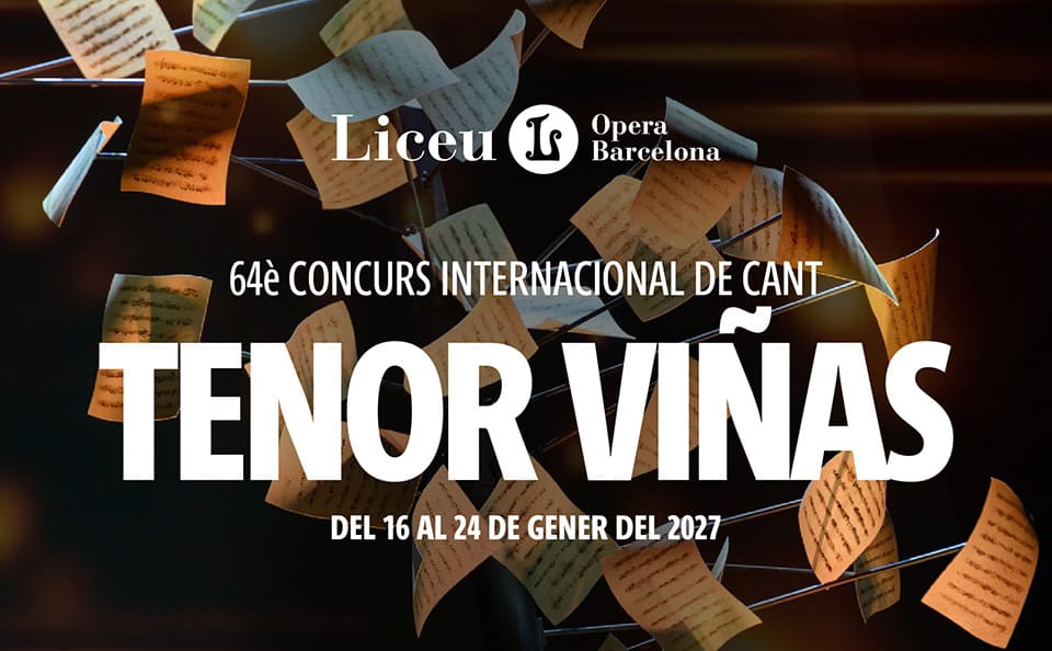 Abiertas las inscripciones para la 64.ª edición del Concurso Internacional de Canto Tenor Viñas Abiertas las inscripciones para la 64.ª edición del Concurso Internacional de Canto Tenor Viñas