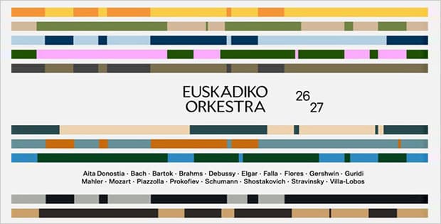 Abonos Euskadiko Orkestra 2026/2027: Temporada Sinfónica