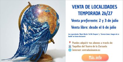 El Teatro de la Zarzuela abre la venta libre de la temporada 2026/2027 tras superar los 4.000 abonos