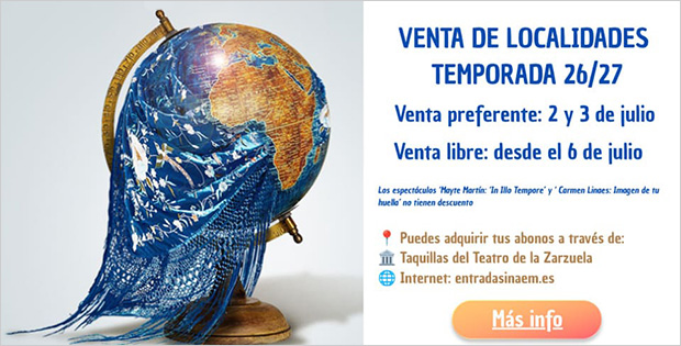 El Teatro de la Zarzuela abre la venta libre de la temporada 2026/2027 tras superar los 4.000 abonos