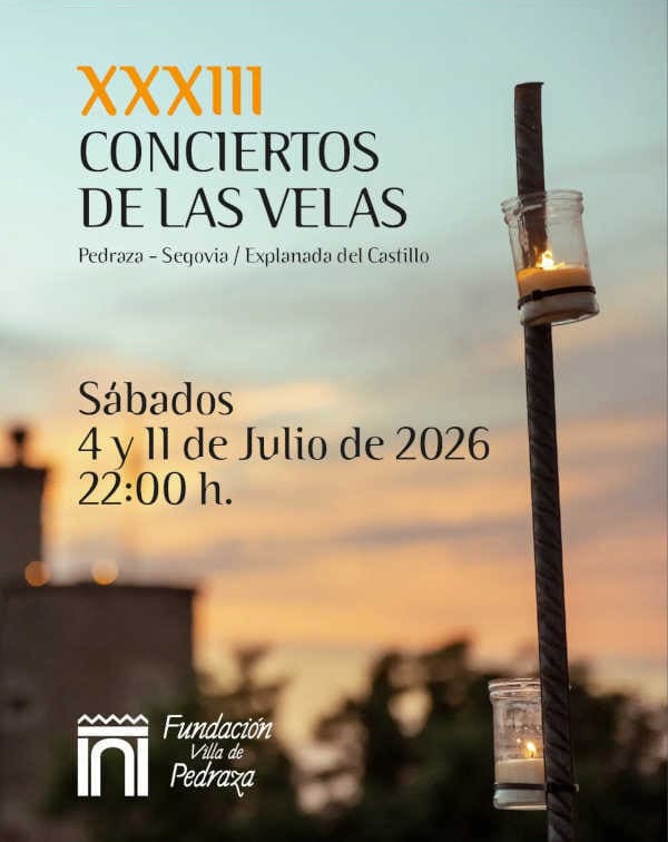Concierto de las Velas de Pedraza 2026 con José Luis López Antón, la ORCAM y Beethoven Concierto de las Velas de Pedraza 2026 con José Luis López Antón, la ORCAM y Beethoven
