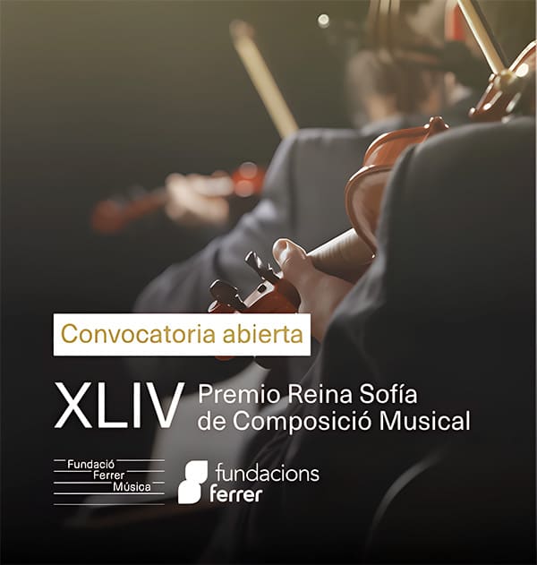 Abierta la convocatoria del XLIV Premio Reina Sofía de Composición Musical