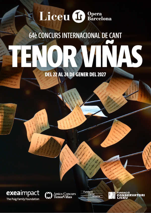 Abiertas las inscripciones para la 64.ª edición del Concurso Internacional de Canto Tenor Viñas Abiertas las inscripciones para la 64.ª edición del Concurso Internacional de Canto Tenor Viñas
