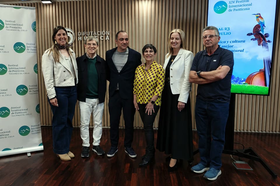 El Festival Internacional de Panticosa 2026 celebra su XIV edición con música clásica, sueños y homenajes a Falla y Arriaga Presentación del Festival Internacional de Panticosa 2026 en la Diputación de Huesca.