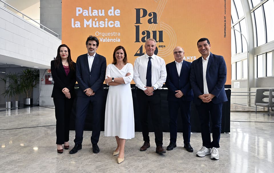El Palau de la Música de València celebra 40 años con su temporada 2026/27 El Palau de la Música de València celebra 40 años con su temporada 2026/27