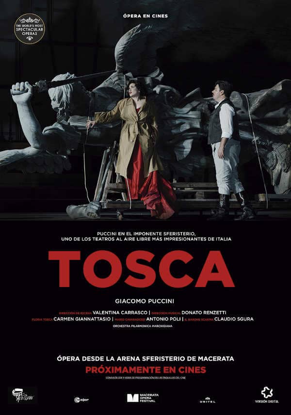 Tosca inaugura el Festival óh!pera Summer en cines con Versión Digital Tosca inaugura el Festival óh!pera Summer en cines con Versión Digital