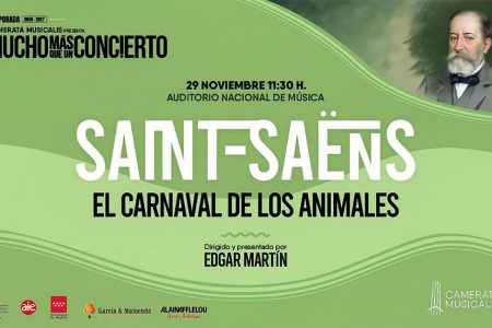 Nota actualizada: Camerata Musicalis presenta su temporada 2026/27 en el Auditorio Nacional El carnaval de los animales de Camille Saint-Saëns