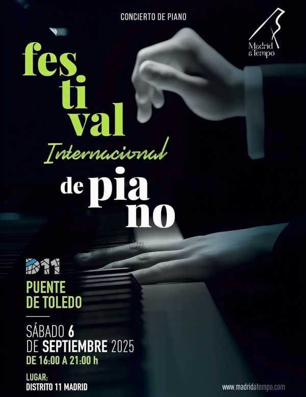 Madrid a Tempo celebra en septiembre su II Festival Internacional de Piano Madrid a Tempo celebra en septiembre su II Festival Internacional de Piano