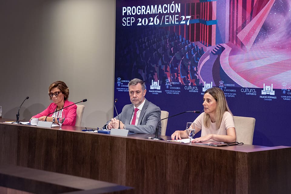 El Palacio de Festivales de Cantabria presenta su nueva temporada 2026-2027 El Palacio de Festivales de Cantabria presenta su nueva temporada 2026-2027