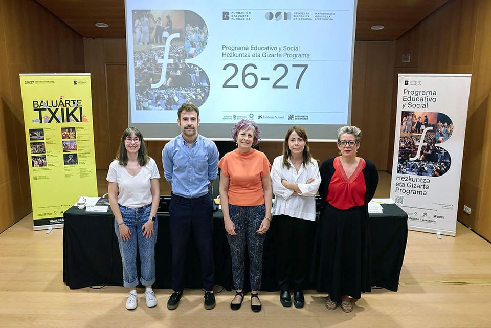 Fundación Baluarte presenta su Programa Educativo y Social 2026/27 Fundación Baluarte presenta su Programa Educativo y Social 2026/27