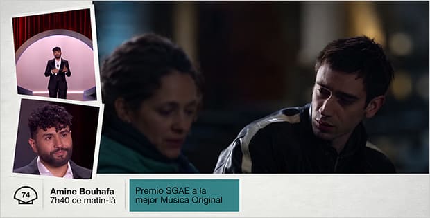 Amine Bouhafa, primer ganador del Premio SGAE a la Mejor Música Original en San Sebastián