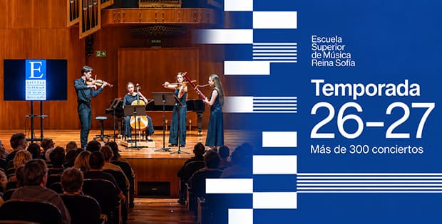 Temporada 2026/27 de la Escuela Reina Sofía: más de 300 conciertos
