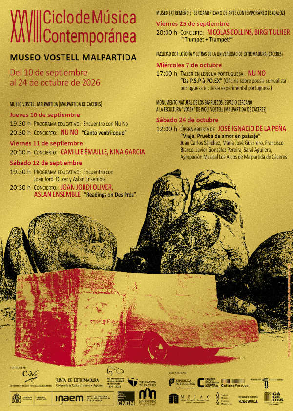 El Museo Vostell Malpartida celebra su 28.º Ciclo de Música Contemporánea