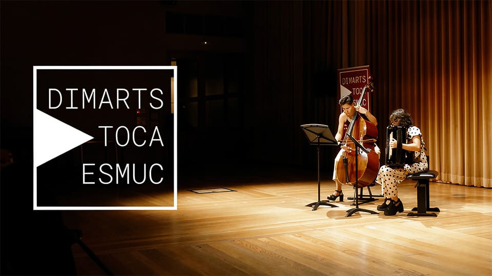 Dimarts Toca ESMUC programa ocho conciertos gratuitos Dimarts Toca ESMUC programa ocho conciertos gratuitos