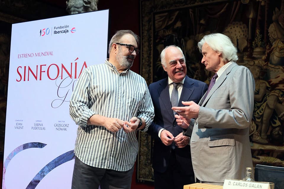 La Sinfonía Goya de Joan Valent se estrena en Zaragoza y Madrid La Sinfonía Goya de Joan Valent se estrena en Zaragoza y Madrid