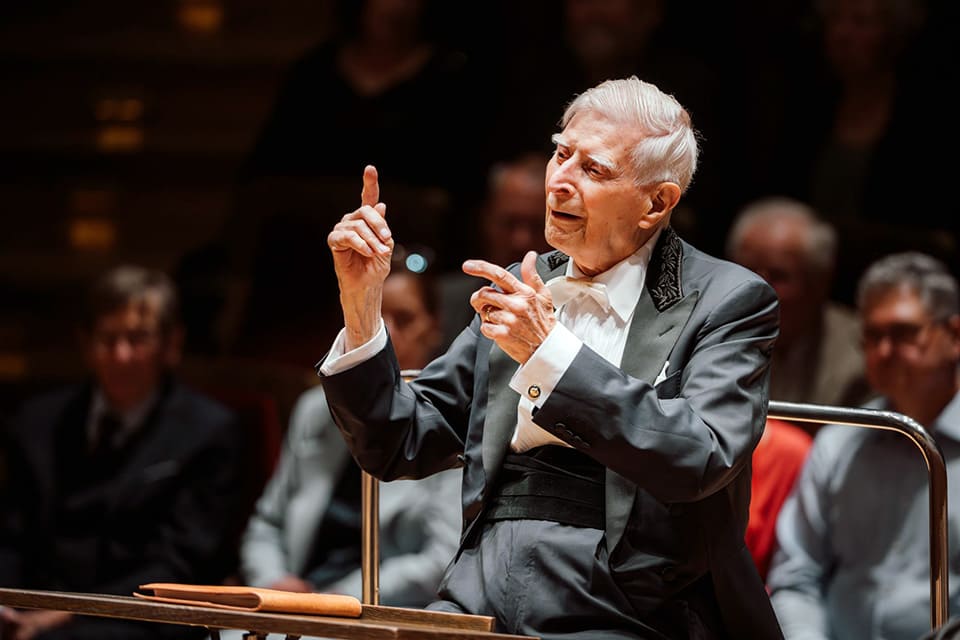 Herbert Blomstedt recibe el Praemium Imperiale 2026 de Música Herbert Blomstedt recibe el Praemium Imperiale 2026 de Música