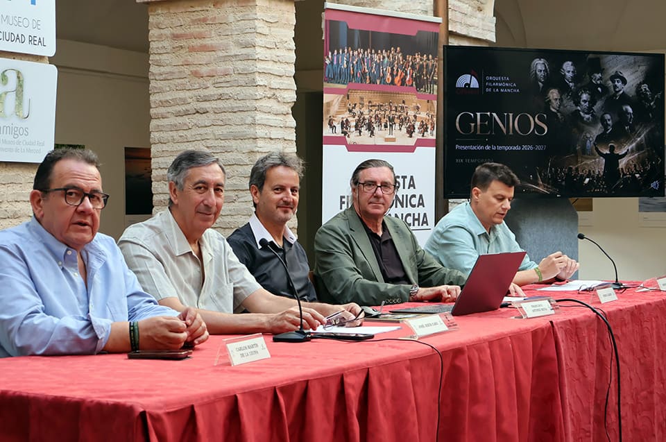 OFMAN presenta «Genios», su temporada 2026/27 con 40 actuaciones OFMAN presenta «Genios», su temporada 2026/27 con 40 actuaciones
