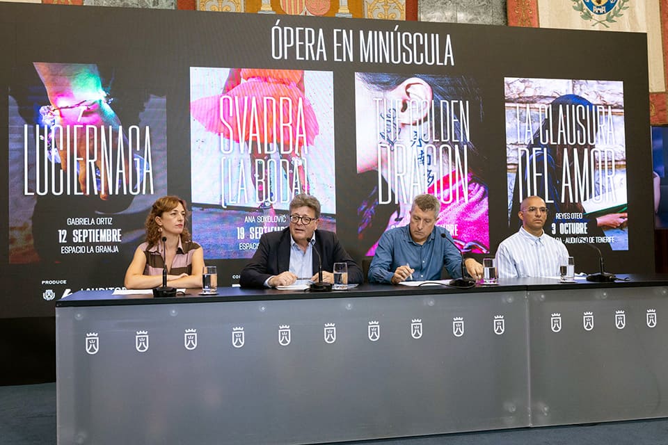 Ópera en minúscula presenta cuatro títulos contemporáneos en Tenerife Ópera en minúscula presenta cuatro títulos contemporáneos en Tenerife