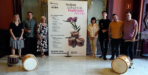 La Banda Municipal de Txistularis de Bilbao presenta su temporada 2026-2027