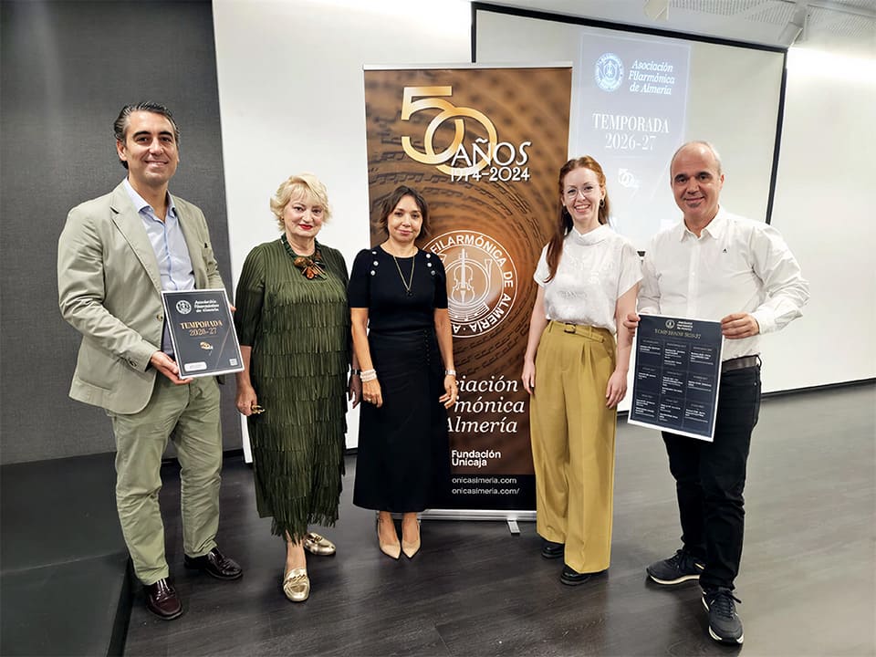 La Filarmónica de Almería presenta su temporada 2026-2027 La Filarmónica de Almería presenta su temporada 2026-2027