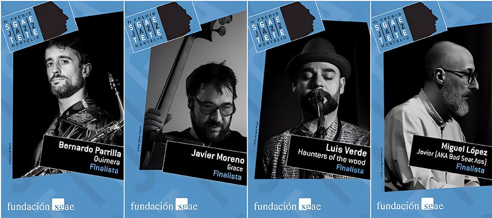 Finalistas del VI Premio SGAE de Jazz Tete Montoliu 2026
