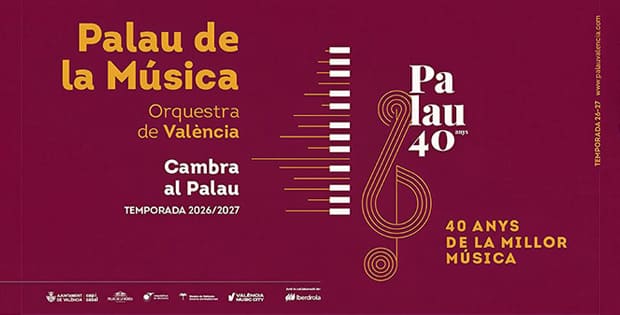El Palau de la Música de València celebra su 40 aniversario con 37 conciertos de cámara