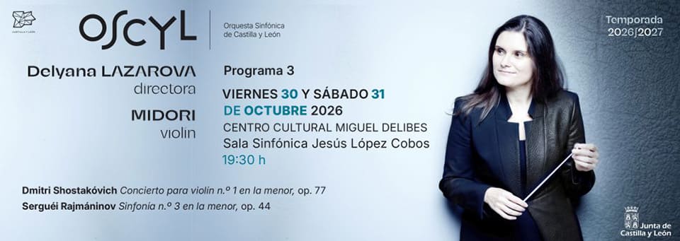 La OSCyL reúne a Midori y Delyana Lazarova en un programa ruso La OSCyL reúne a Midori y Delyana Lazarova en un programa ruso