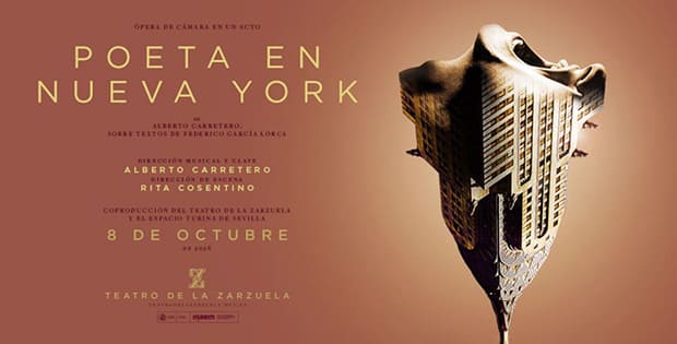 Poeta en Nueva York llega al Teatro de la Zarzuela en una ópera de cámara de Alberto Carretero