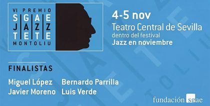 Finalistas del VI Premio SGAE de Jazz Tete Montoliu 2026