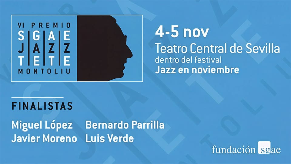 Finalistas del VI Premio SGAE de Jazz Tete Montoliu 2026