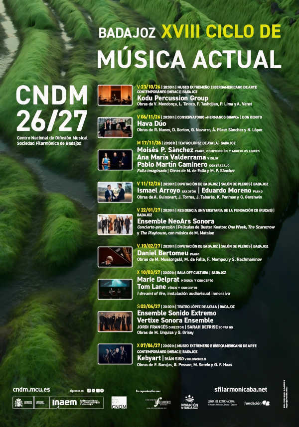 Badajoz Actual presenta nueve conciertos y once estrenos Badajoz Actual presenta nueve conciertos y once estrenos