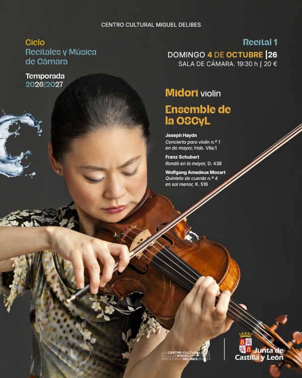 Midori inaugura el V Ciclo de Recitales y Música de Cámara del Centro Cultural Miguel Delibes Midori inaugura el V Ciclo de Recitales y Música de Cámara del Centro Cultural Miguel Delibes