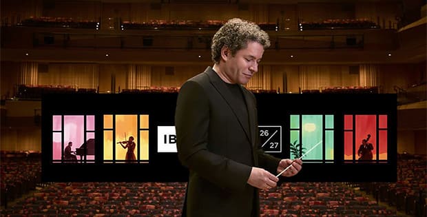 Gustavo Dudamel y la Filarmónica de Nueva York inauguran la temporada 2026/27 de Ibermúsica