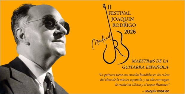 El Festival Joaquín Rodrigo de Madrid celebra el 125.º aniversario del compositor
